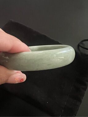 Light Green Jade Bangle Bracelet